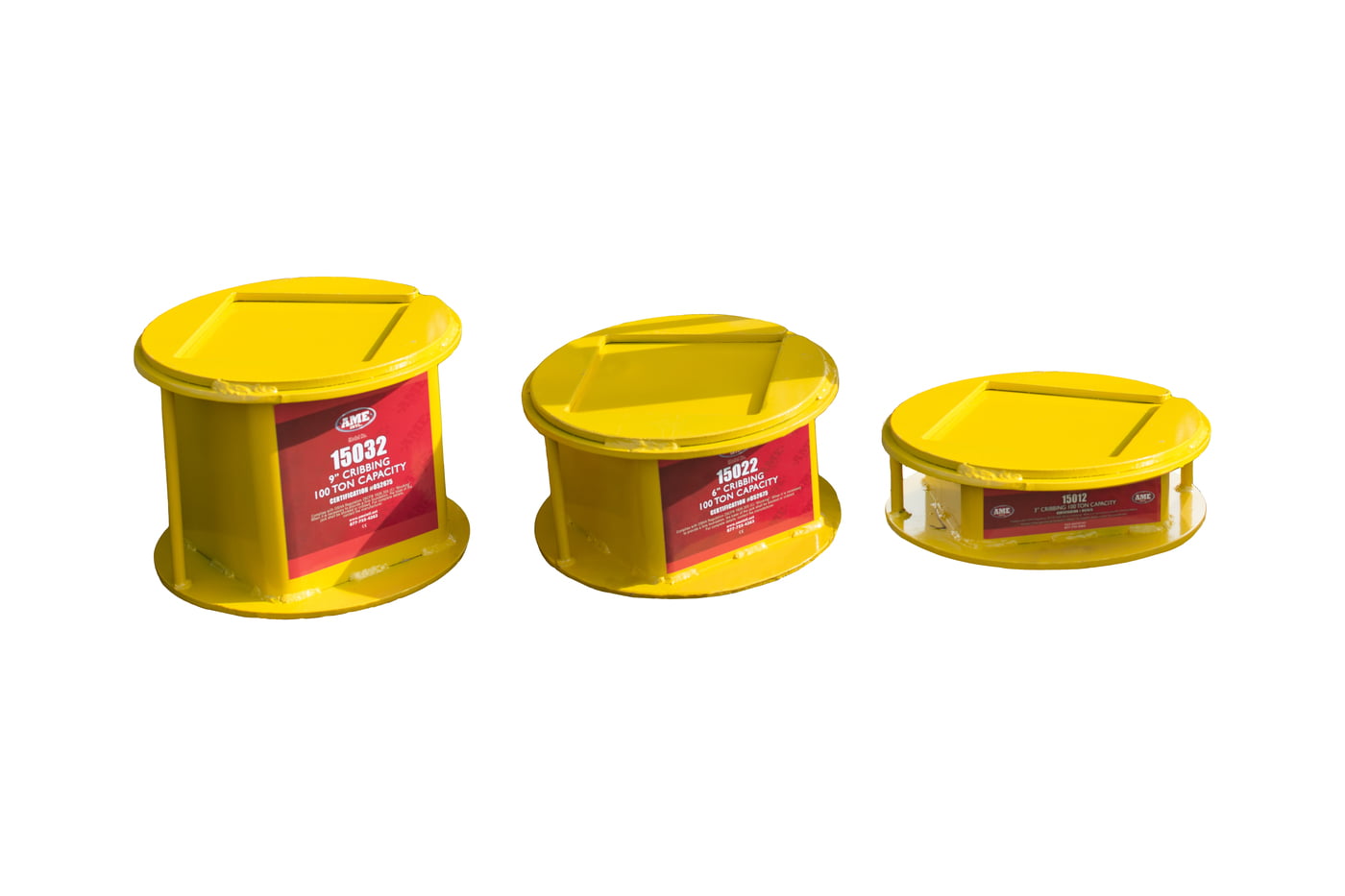 Cribbing Rings Steel Cribbing Set Includes 3